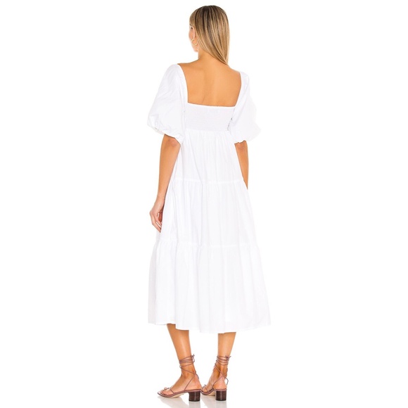 NEW Revolve Faithfull the Brand Kiona Dress White Large - Picture 3 of 17